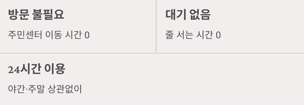 정부24 홈페이지