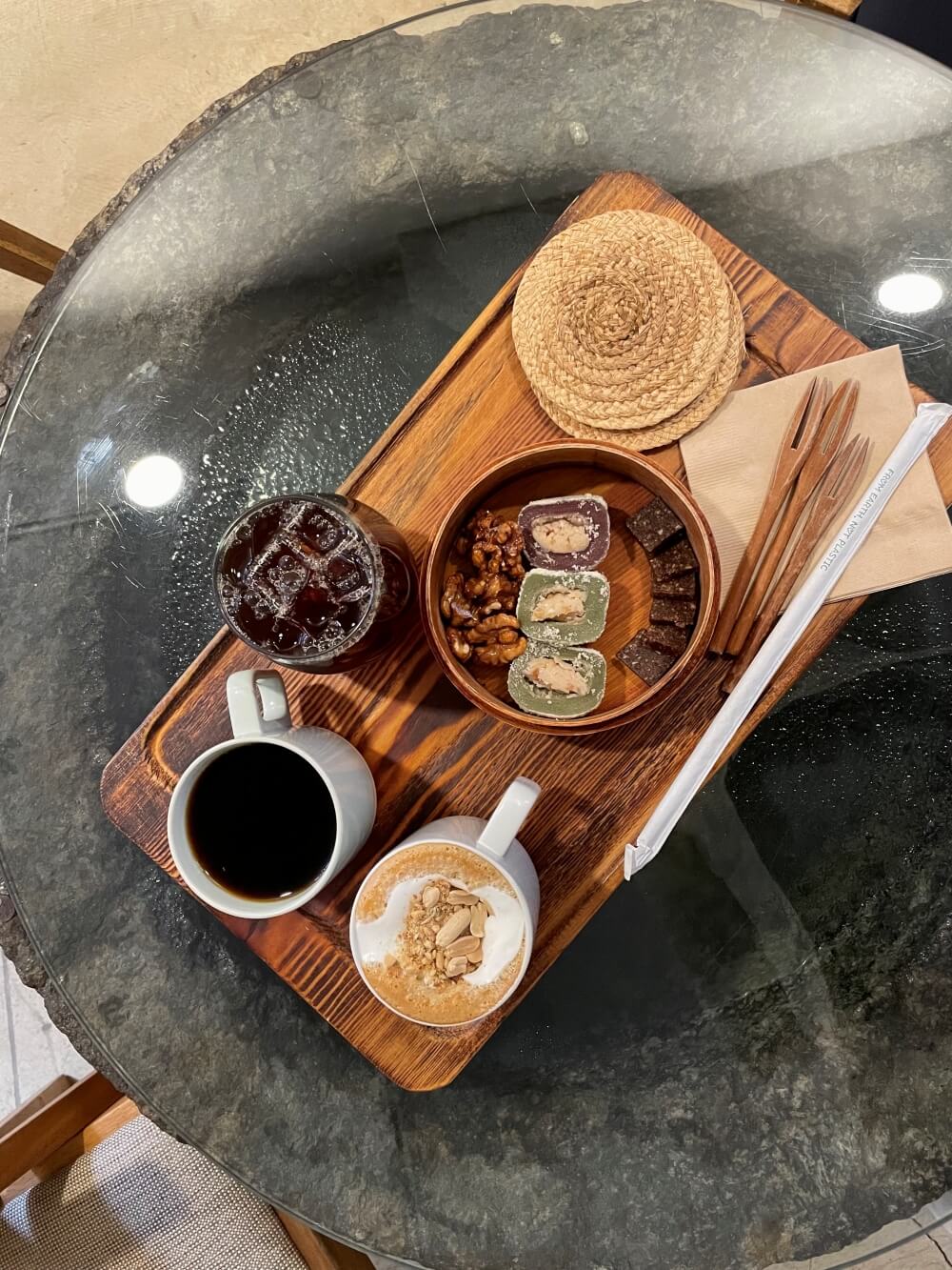 홍천 카페 러스틱라이프 - 주문한 메뉴