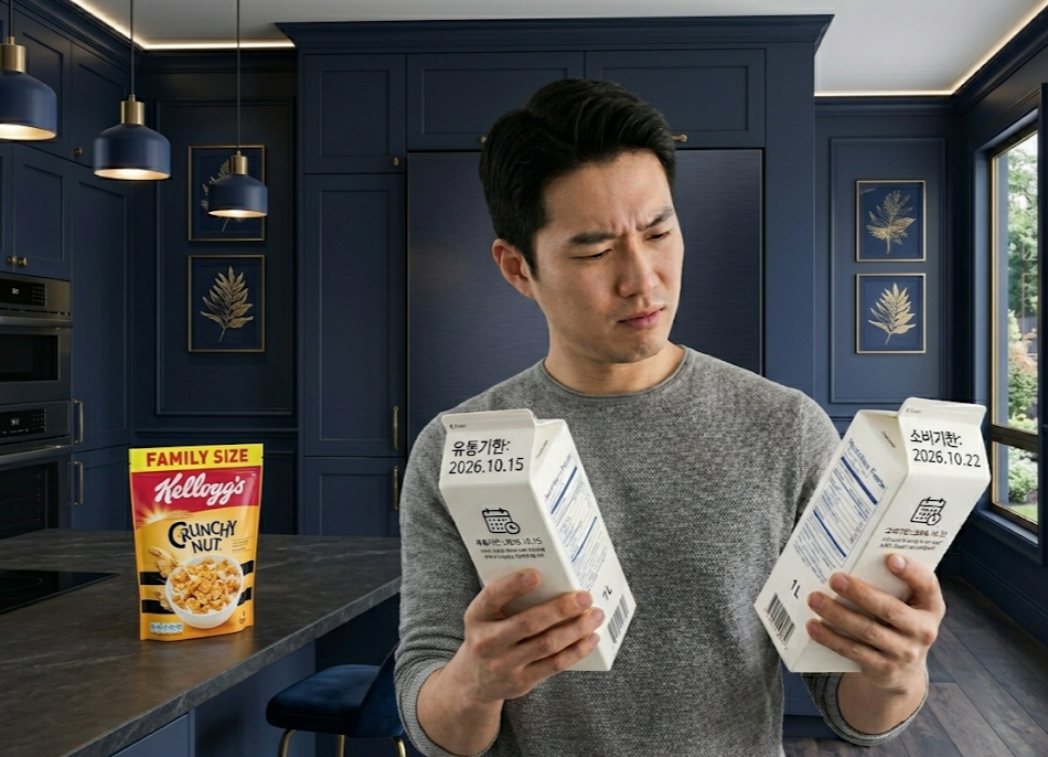 소비기한 vs 유통기한 차이, 헷갈리는 기준 한 번에 정리