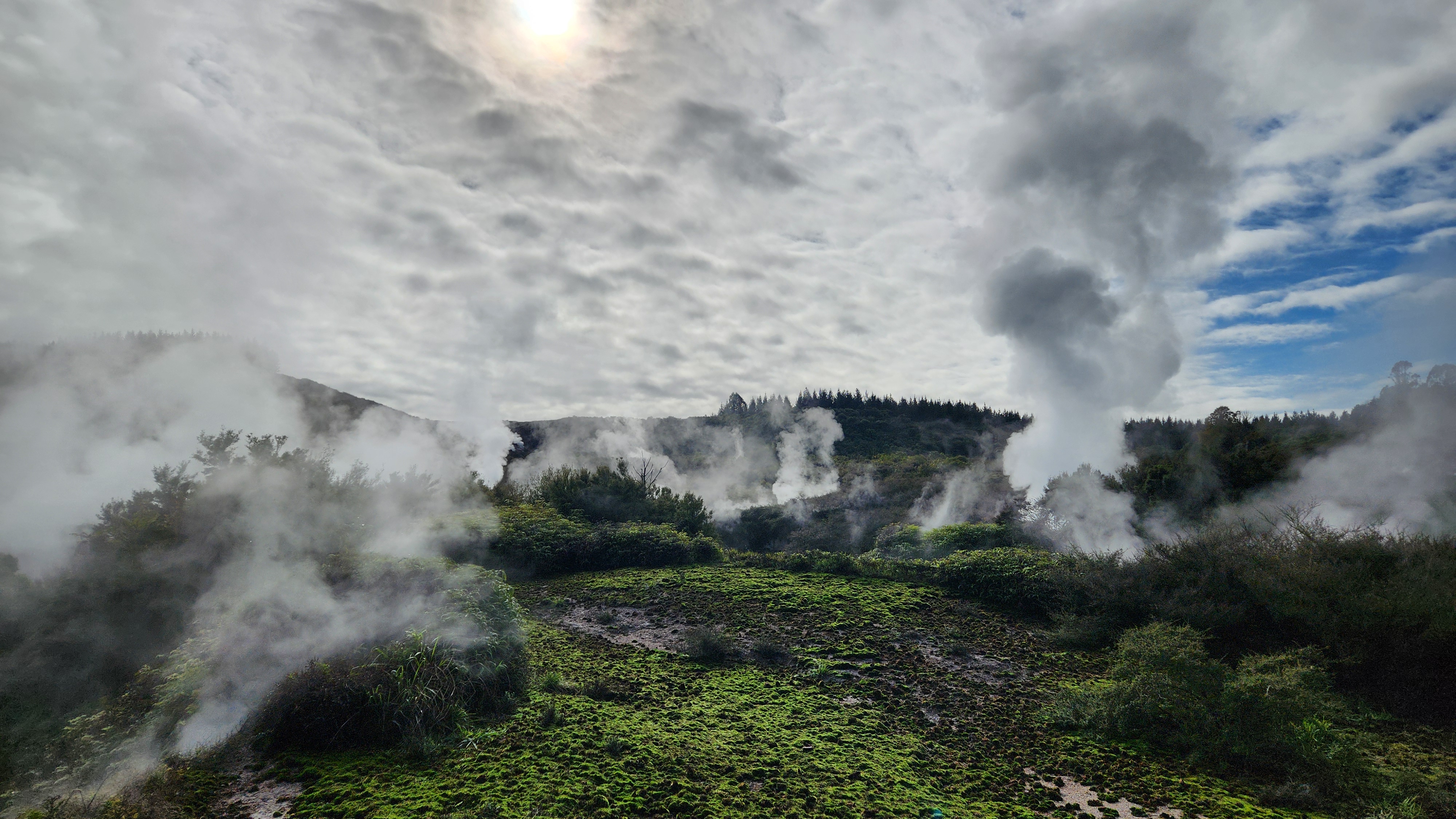 6월 뉴질랜드 북섬 타우포 여행, 온천 지열지대, 호빗 촬영지