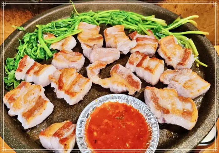 생방송 오늘저녁 숙대입구 남영역 미나리 삼겹살, 냉삼 맛집
