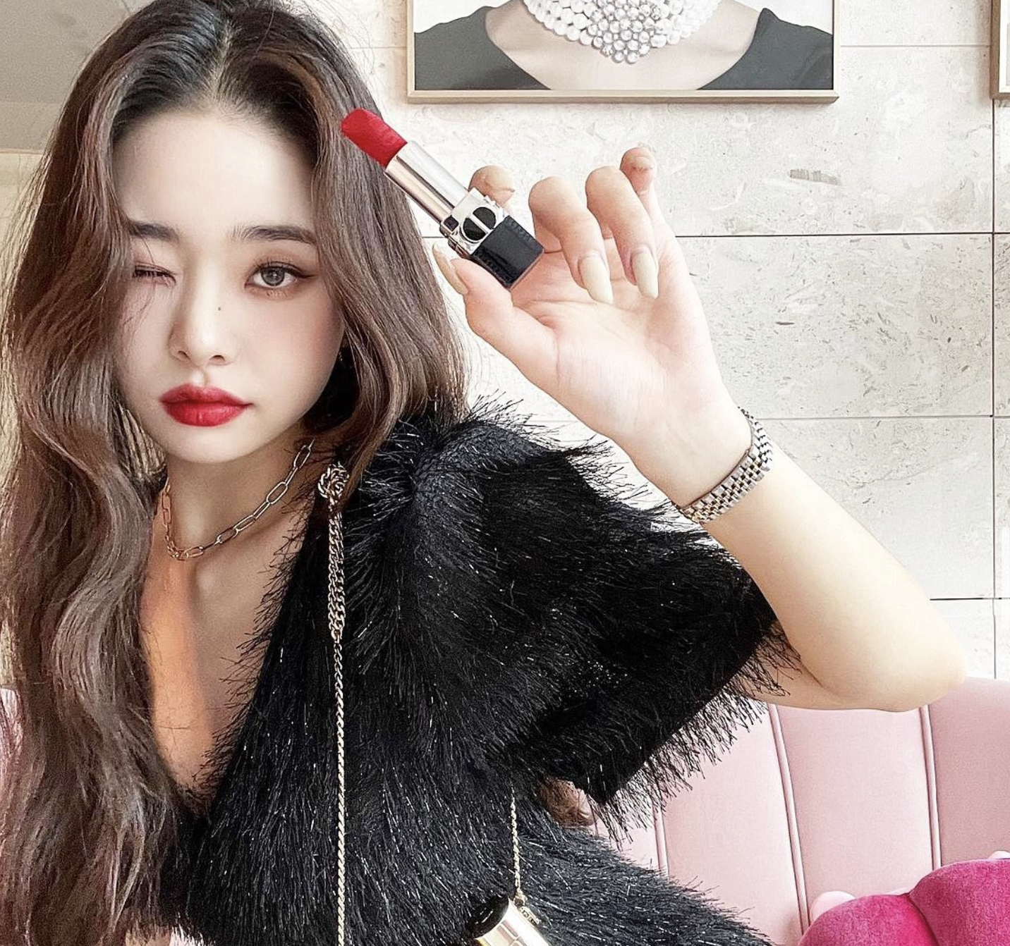 송지아 립스틱 