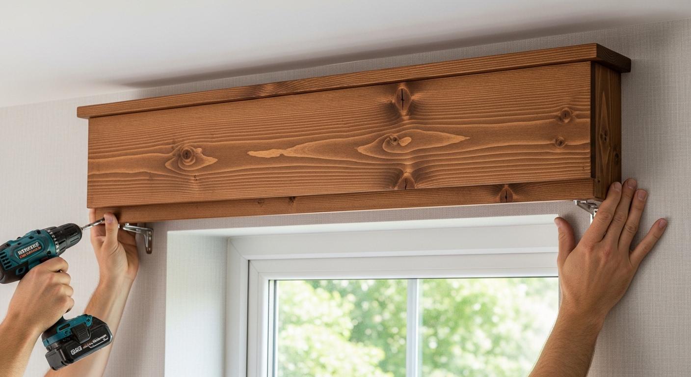 커튼박스 커튼 설치