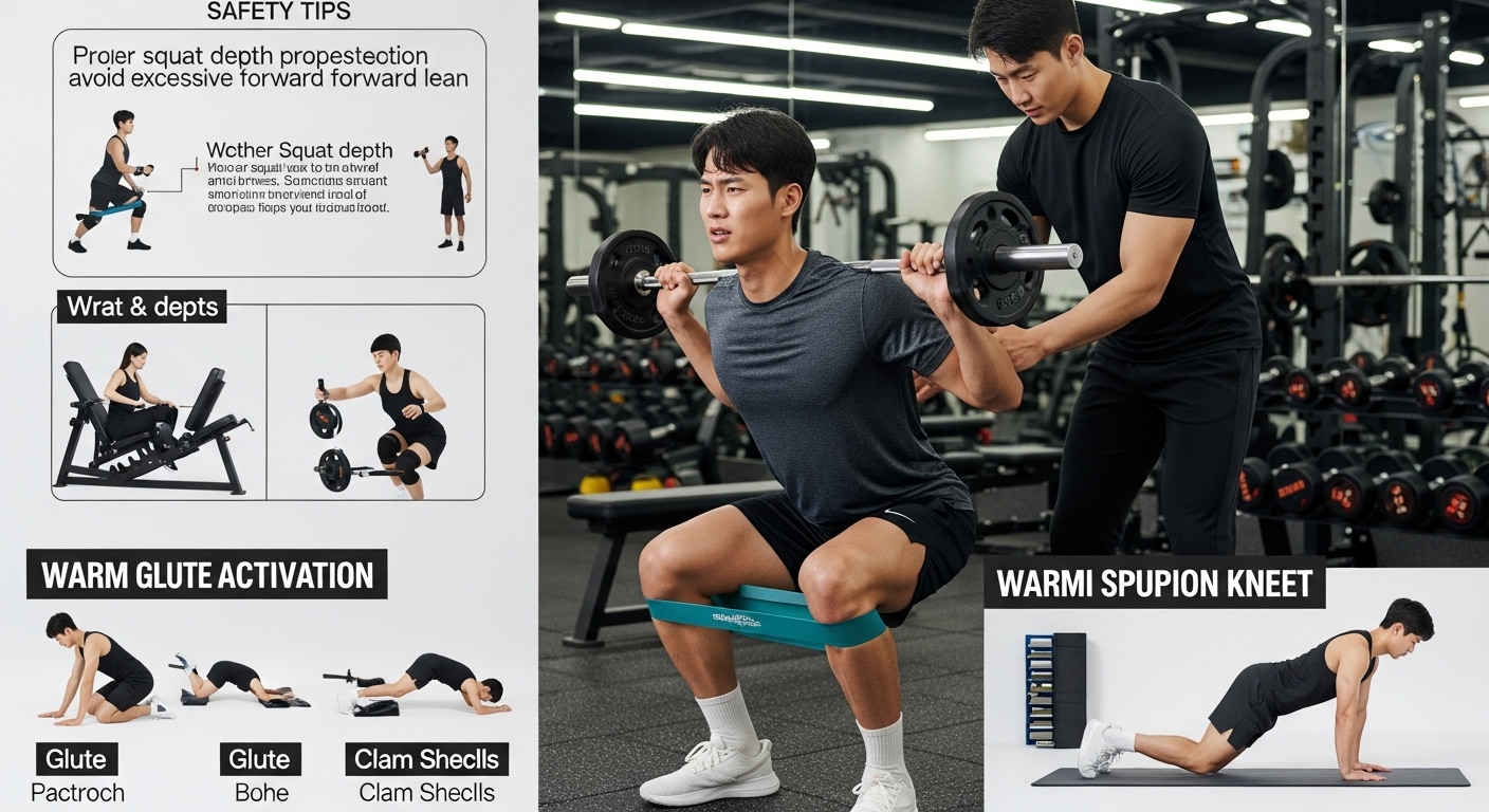 하체운동&amp;#44; 스쿼트 자세