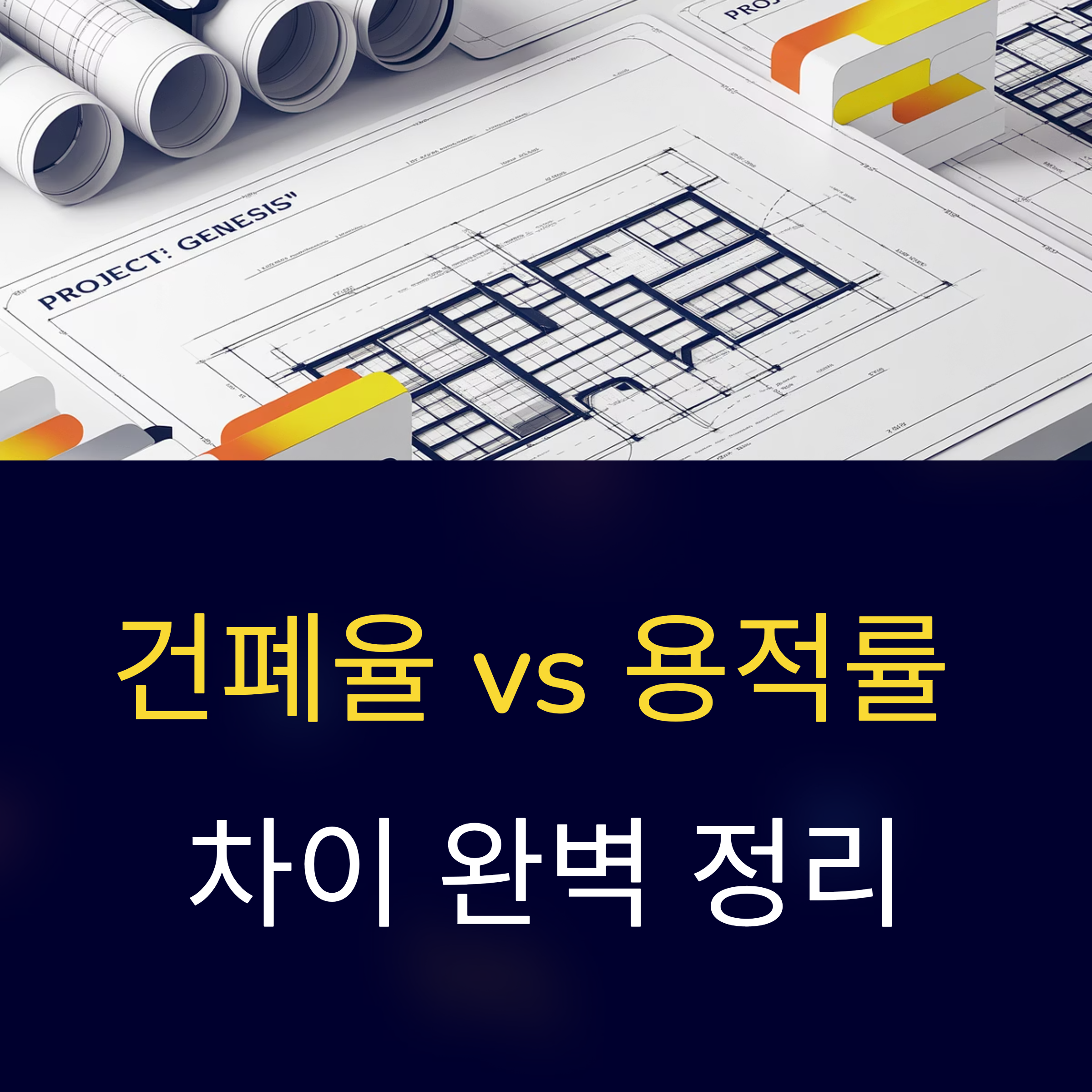 건폐율과 용적률의 차이