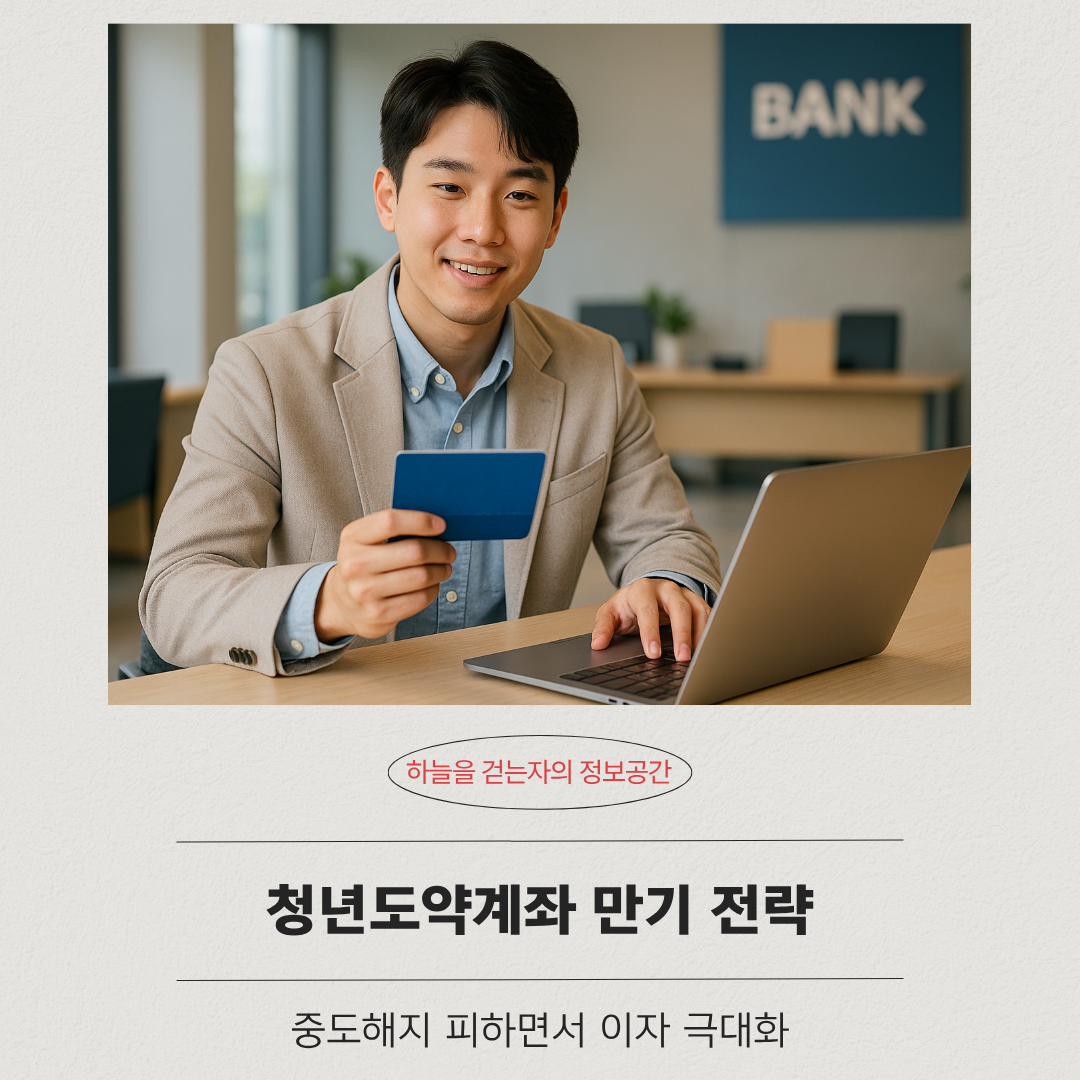 청년도약계좌 만기 전략|중도해지 피하면서 이자 극대화