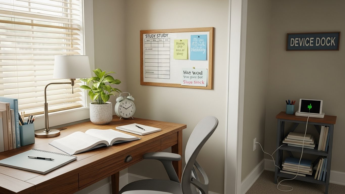집중력 높이는 공부방 구조