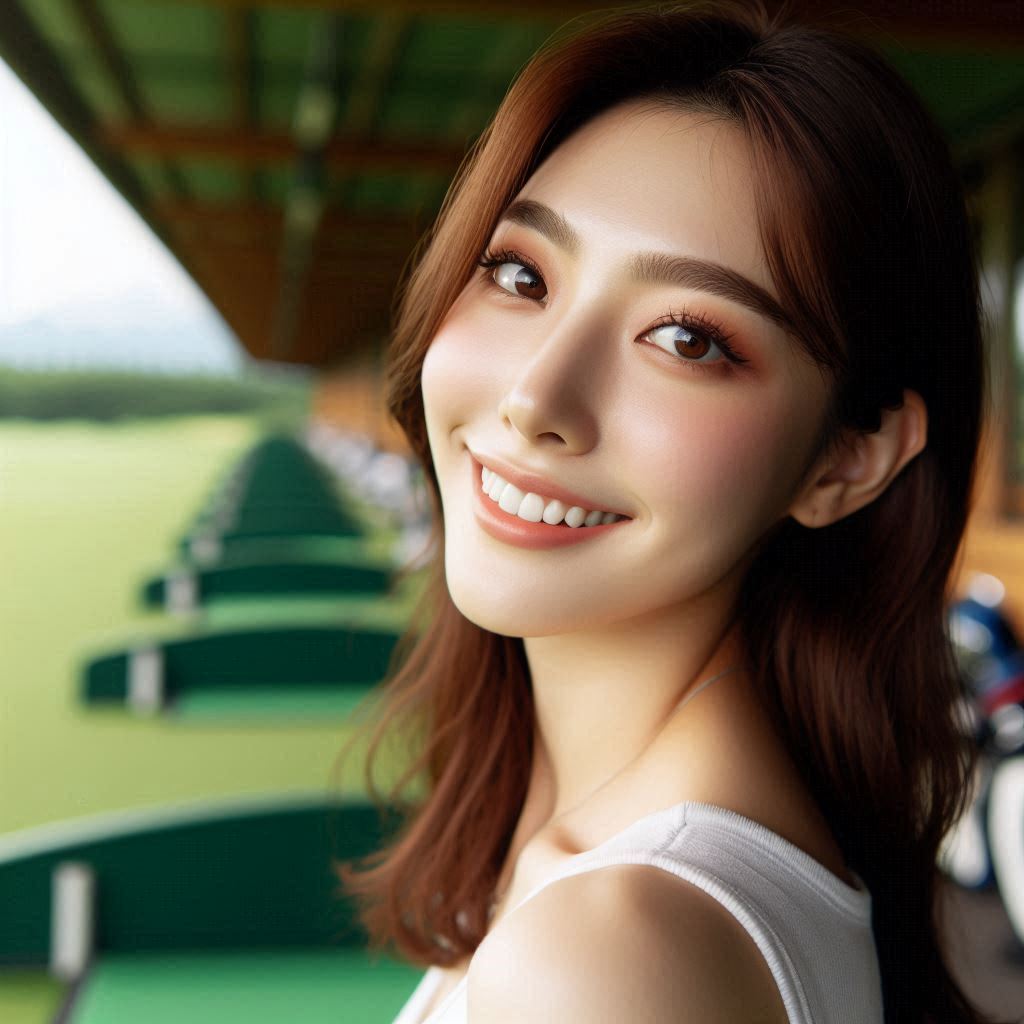 실외골프연습장 배경