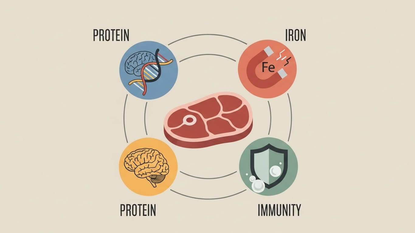 소고기, 아이에게 꼭 필요한 이유