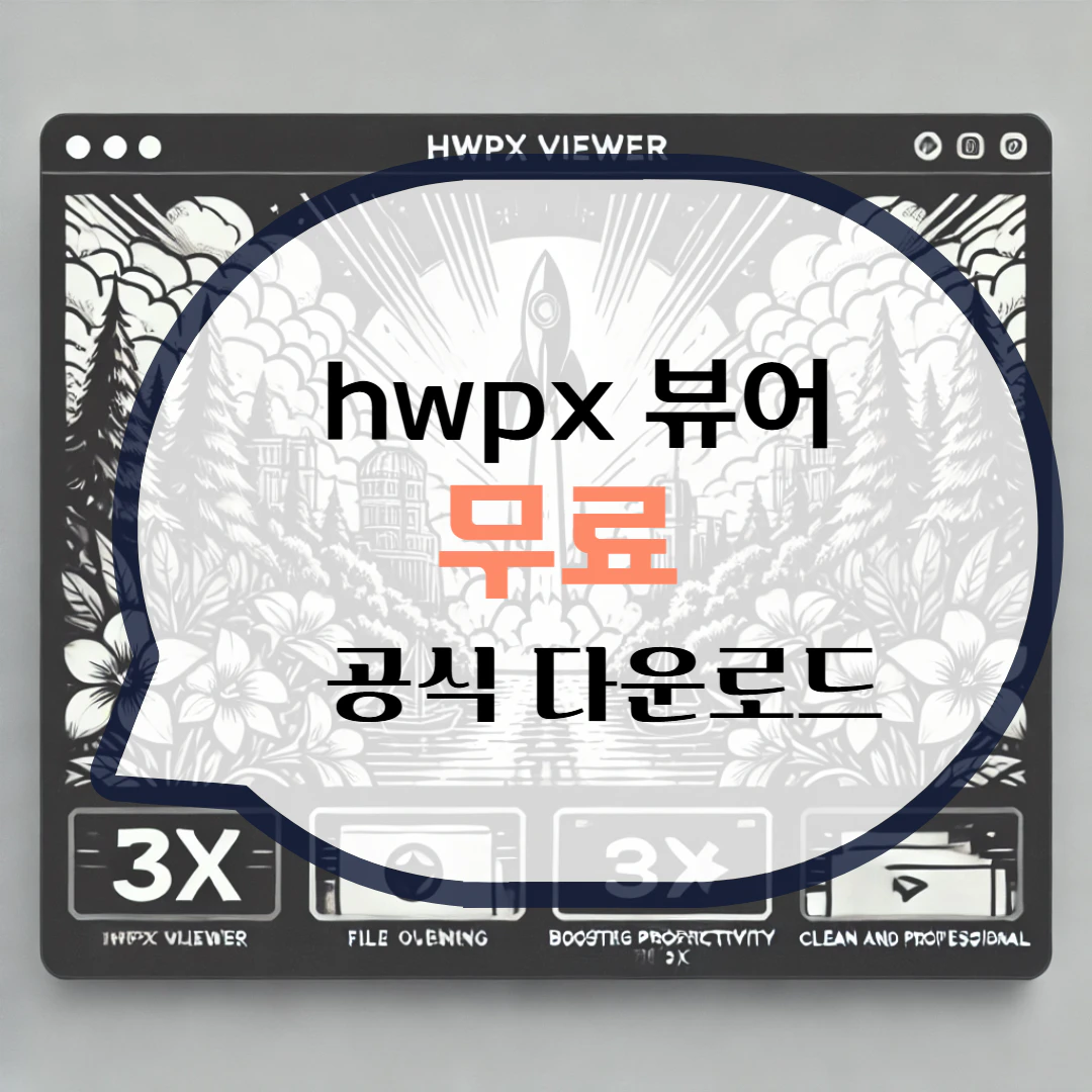 hwpx 뷰어 다운로드 파일 열기