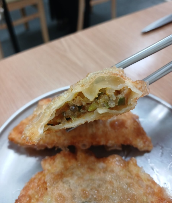 북촌 튀김만두 내용물