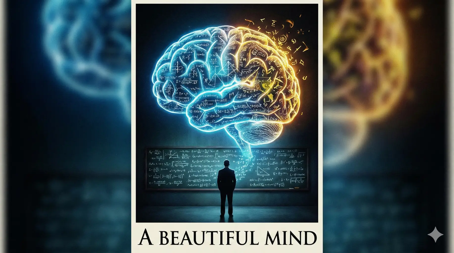 영화 뷰티풀마인드 일러스트 이미지