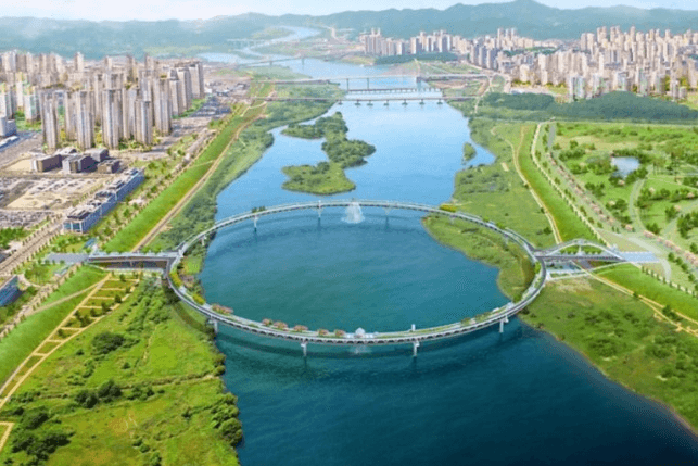 금강보행교-야경