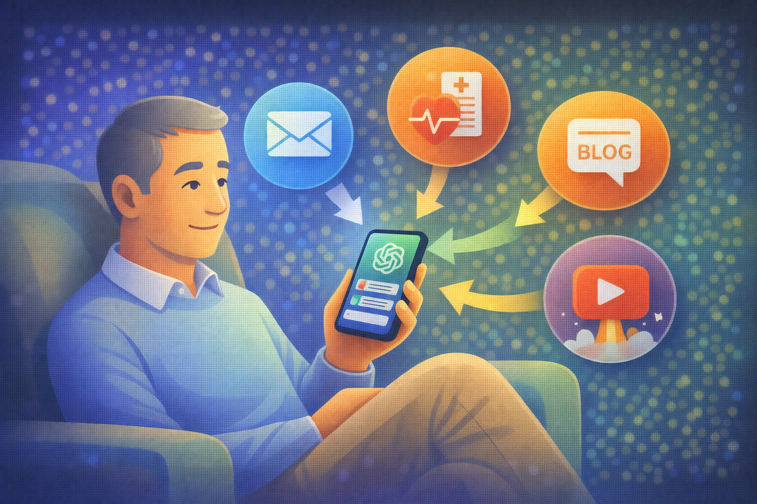 편안한 대화와 일상 아이콘