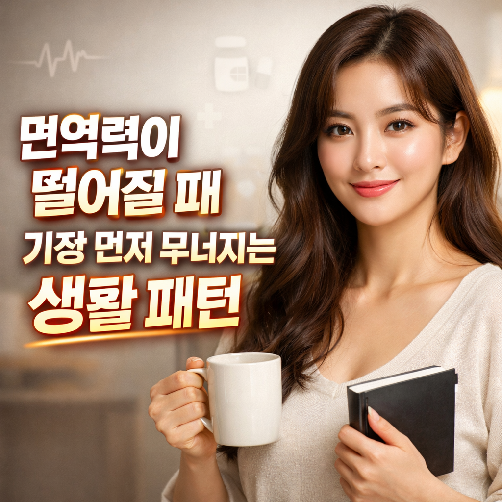 면역력 떨어질 때 무너지는 생활 패턴 7가지와 즉시 리셋법