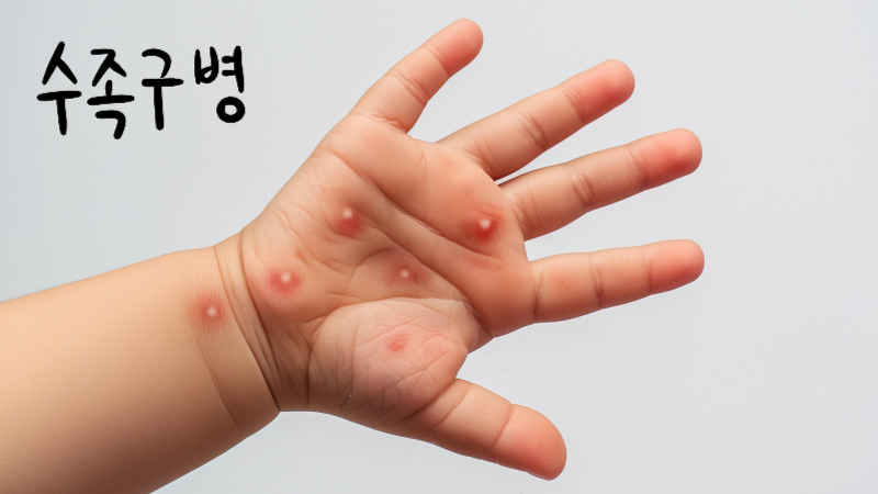 어린이집에서 수족구병 감염 주의 안내문