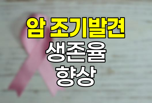 암 조기 발견과 생존율 향상의 연관성