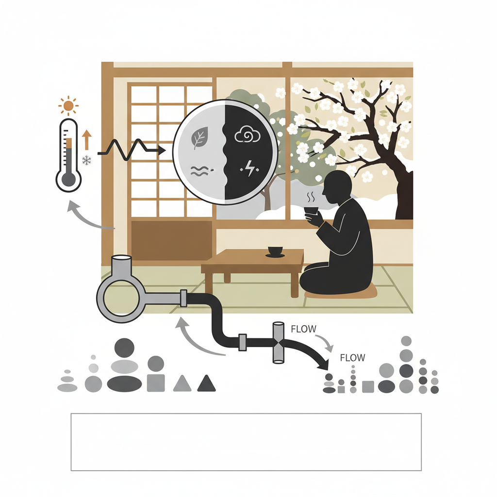 春の気温差が血圧を動かす:自律神経と血管収縮のメカニズム