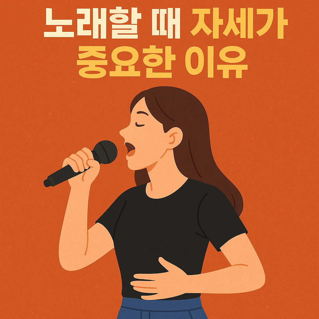 무대 매너도 실력! 노래할 때 자세가 중요한 이유 사진