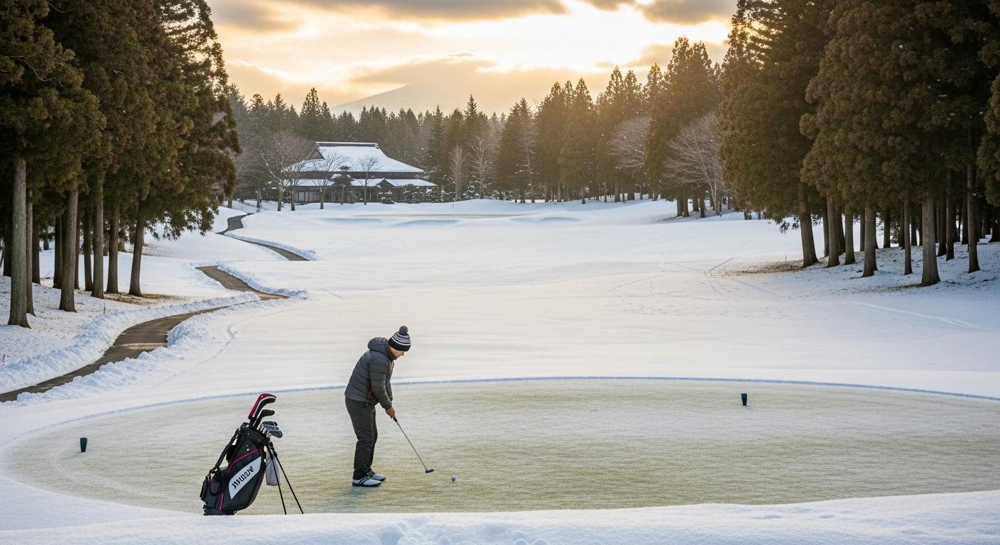 일본 겨울 골프여행 3박4일