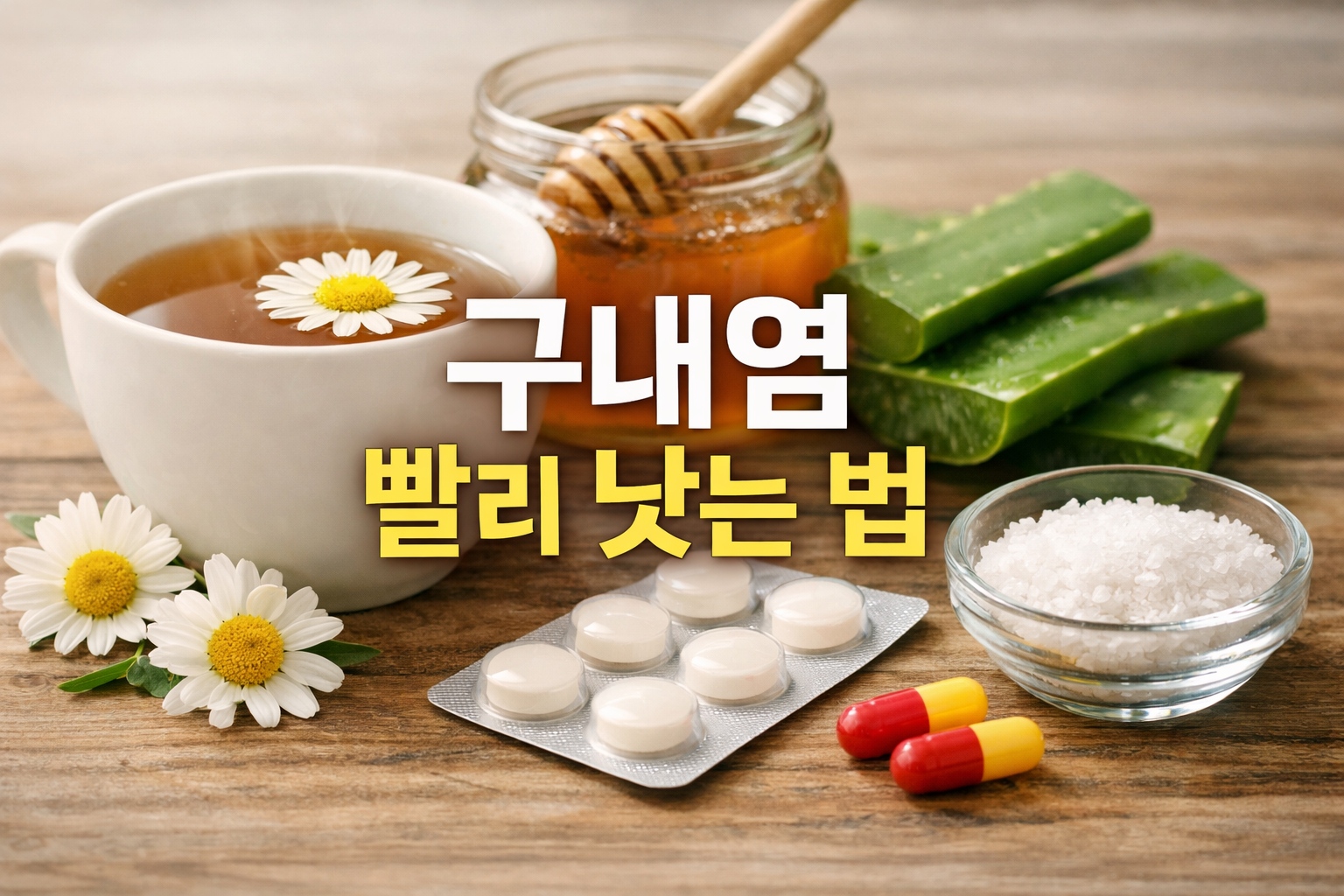 구내염 빨리 낫는 법