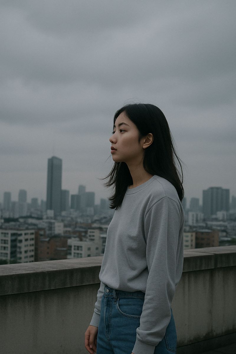 건물 옥상에 있는 꿈 – 높은 목표에 대한 압박