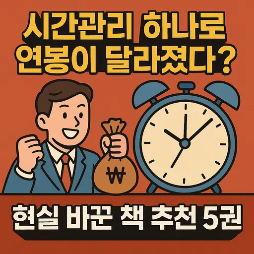 시간관리 책 추천 5권 업무 효율과 인생 설계 안내서