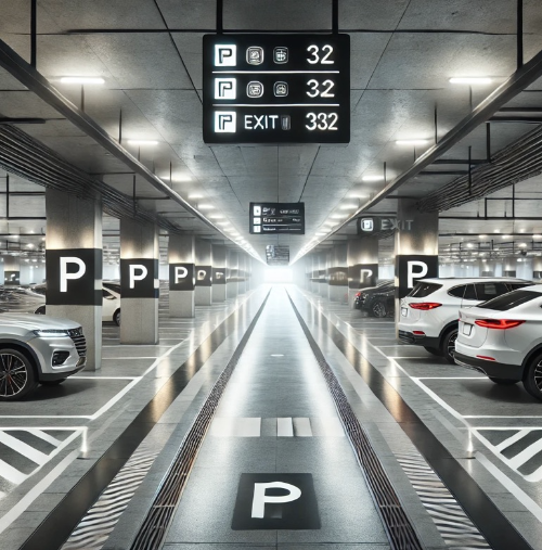 지하주차장 주차 이미지