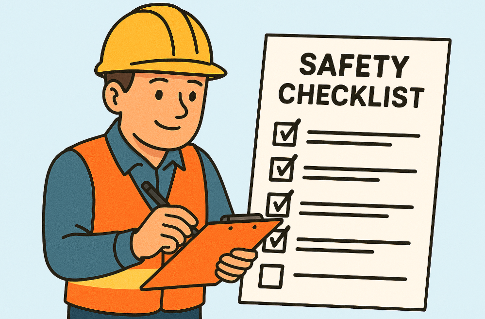 안전 점검표에 꼭 넣어야 할 항목들