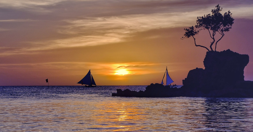 보라카이 호핑투어의 전경 사진