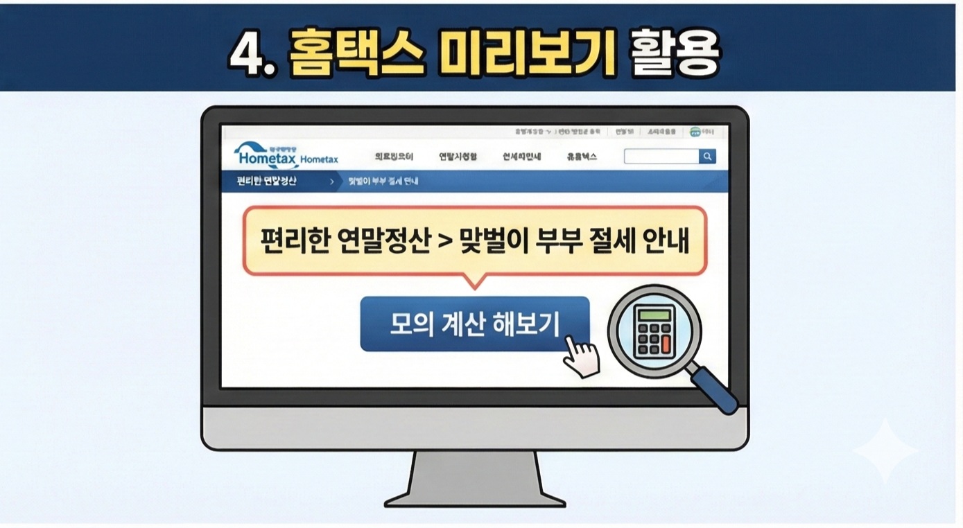 홈택스 미리보기