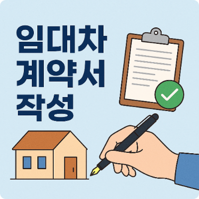 임대차 계약서 작성