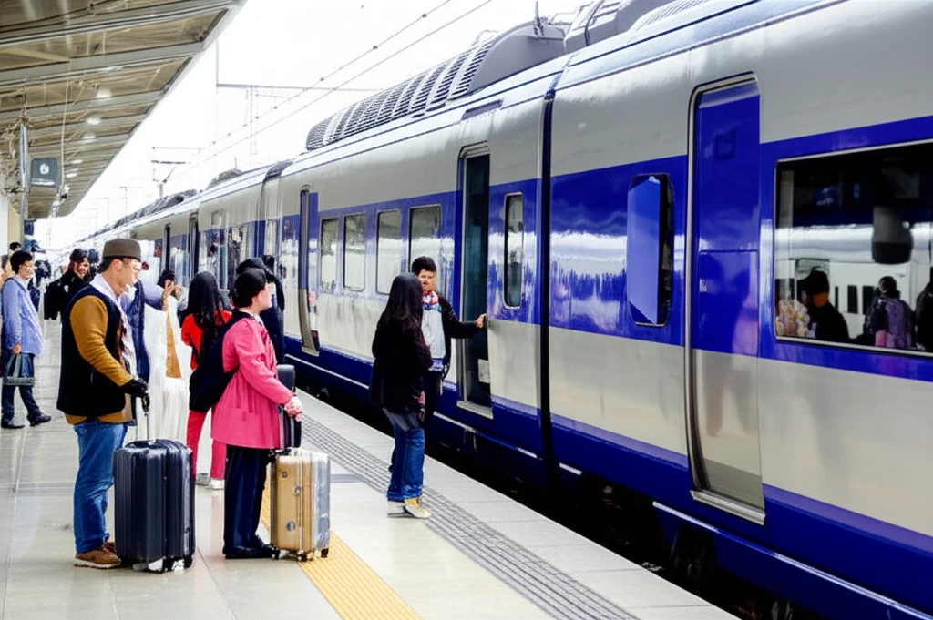 하동역에서 진주 부산 목포 방면 열차..