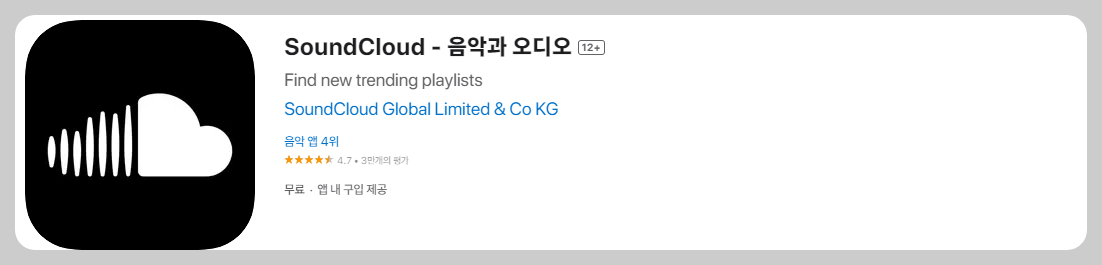 사운드클라우드 음원 다운로드