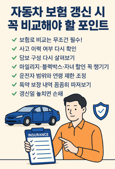 자동차 보험 갱신