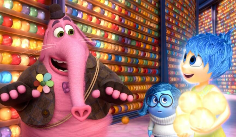 기억 저장소에서 붕붕이를 만나 기쁨이와 슬픔이