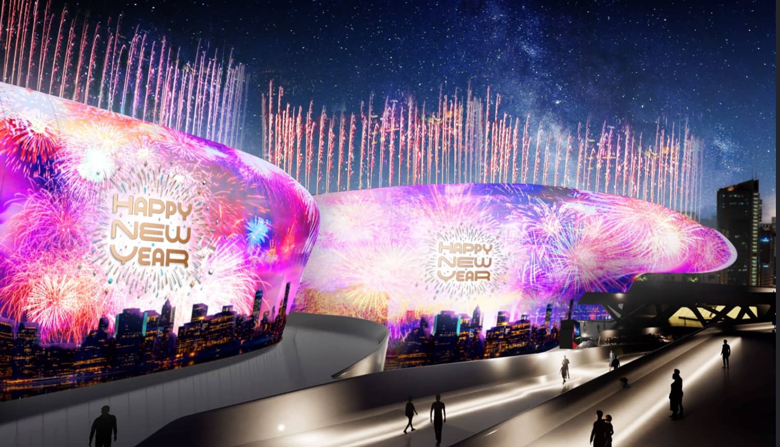 서울라이트-DDP-새해맞이-전경