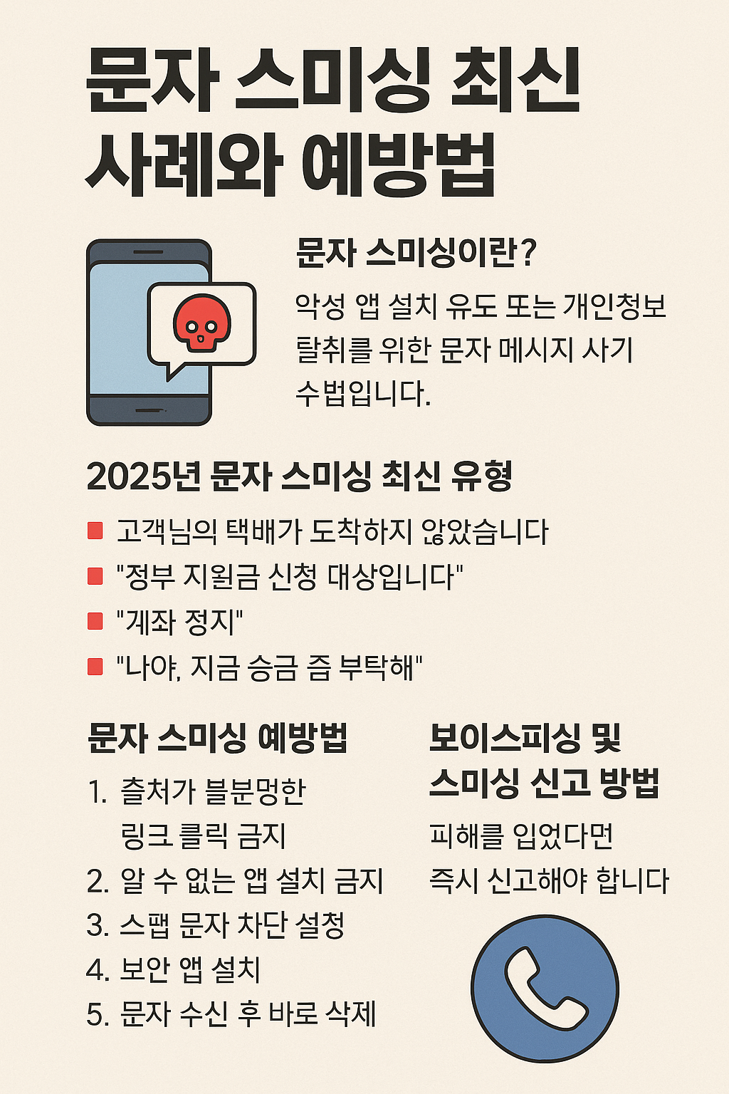 alt="문자 스미싱 예방법"