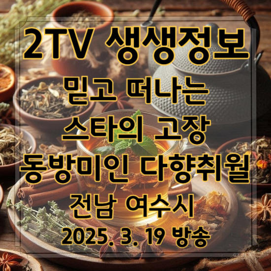2TV 생생정보 믿고 떠나는 스타의 고장