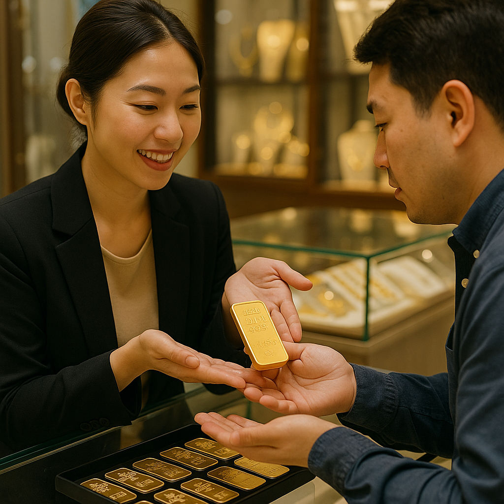 오늘의 금 가격