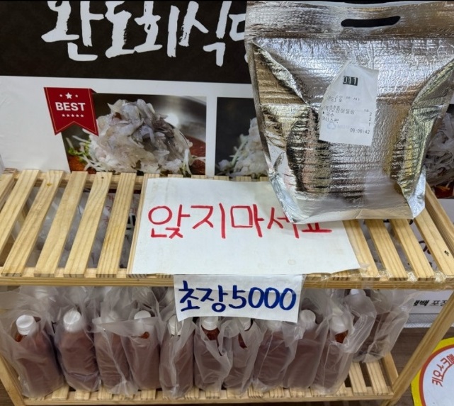 속초-산오징어물회-