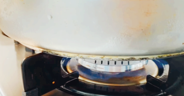 가스레인지 불키기