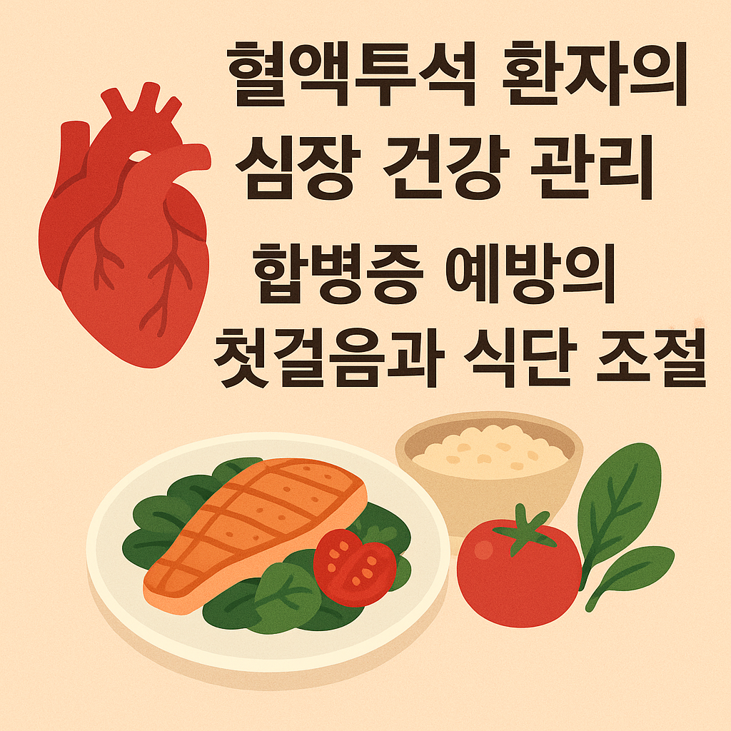 혈액투석 환자의 심장 건강 관리: 합병증 예방의 첫걸음과 식단 조절법