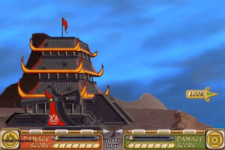 아바타-포트리스-파이트-플래시게임-시작-화면