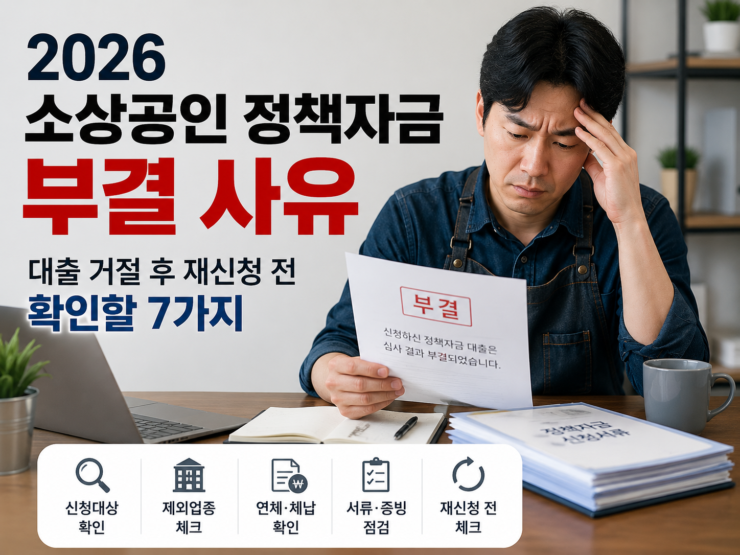 소상공인 정책자금 부결사유