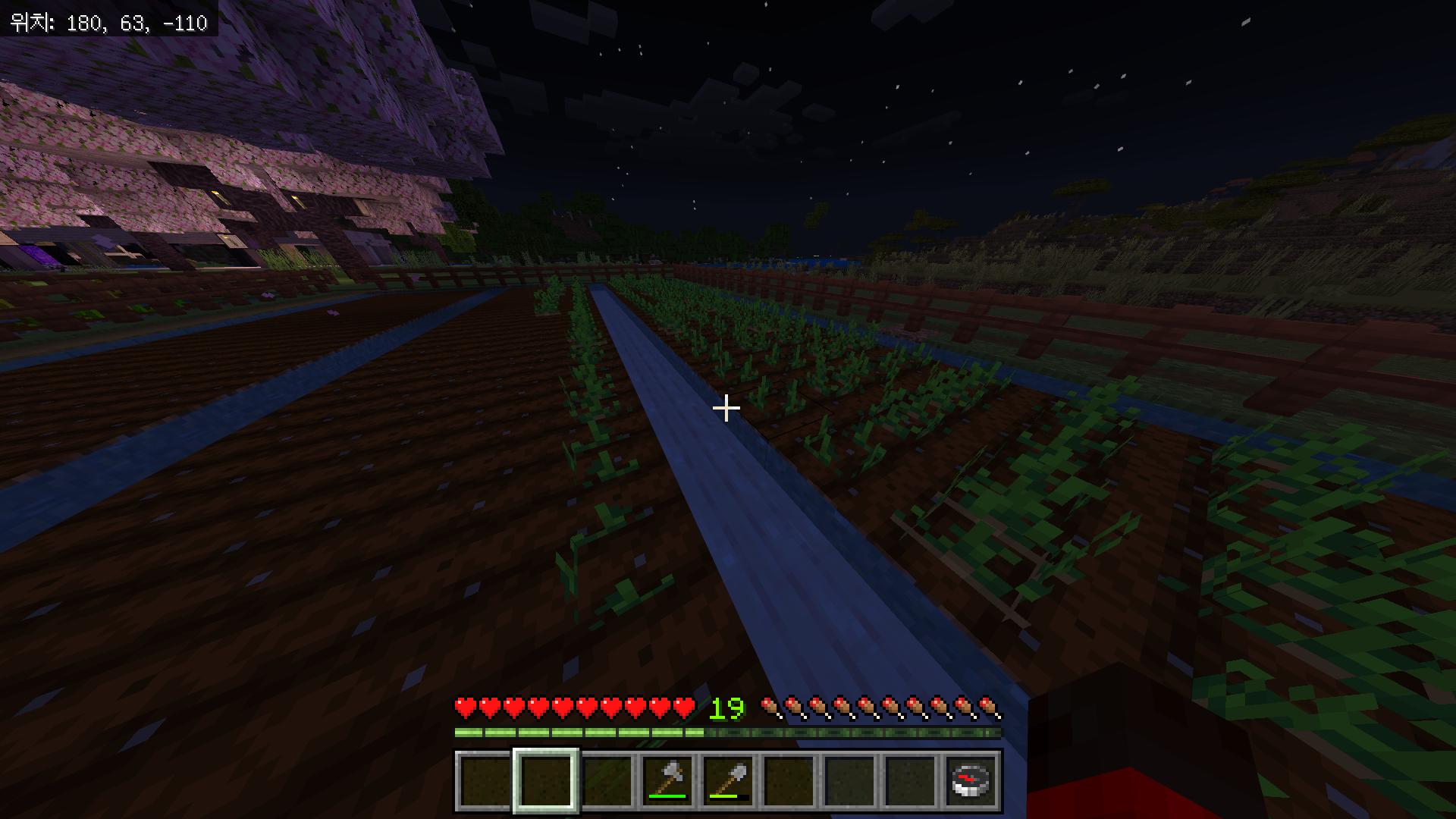 마인크래프트 감자 심는 방법, 감자 농장 만들기