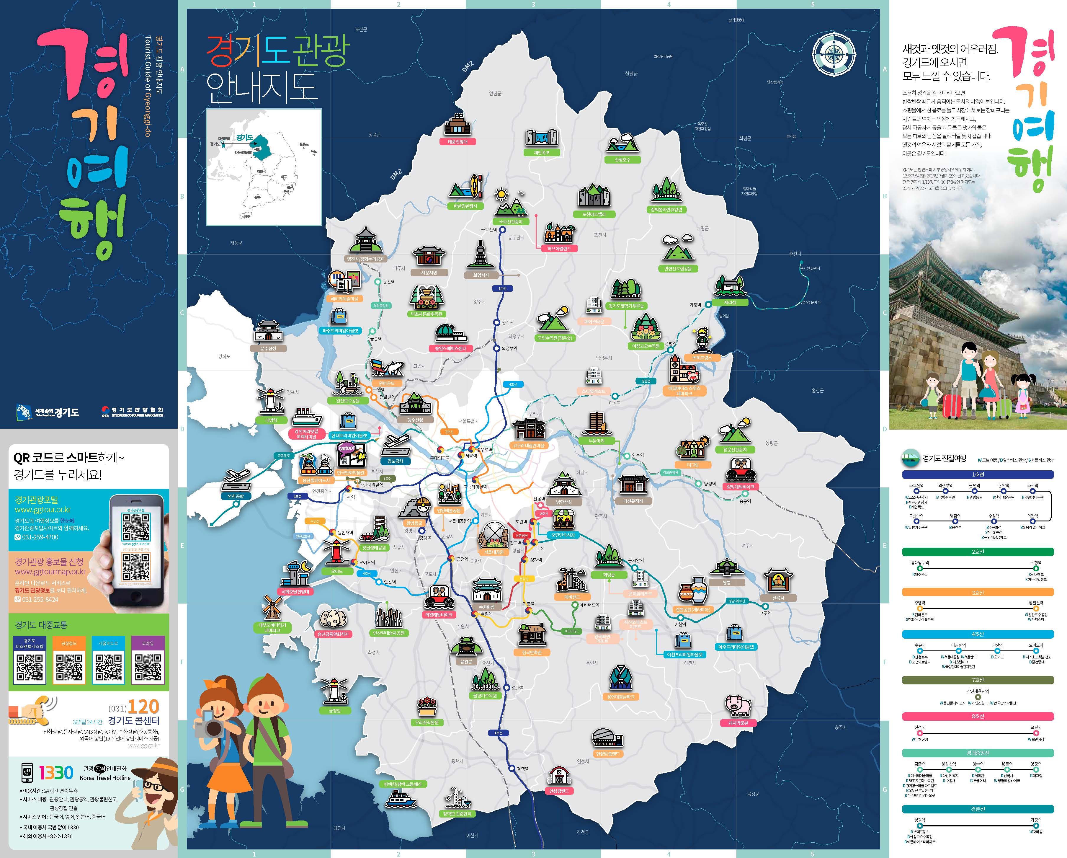 경기도 관광지도