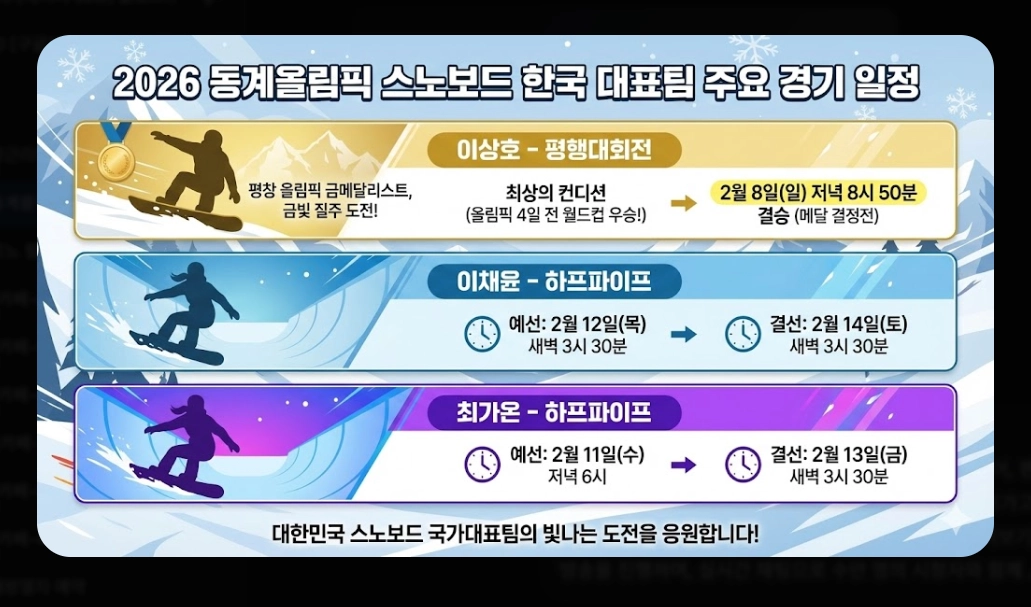 2026 동계올림픽 중계 [치지직&middot;네이버 무료] 경기 일정 및 시청 방법 완벽 가이드