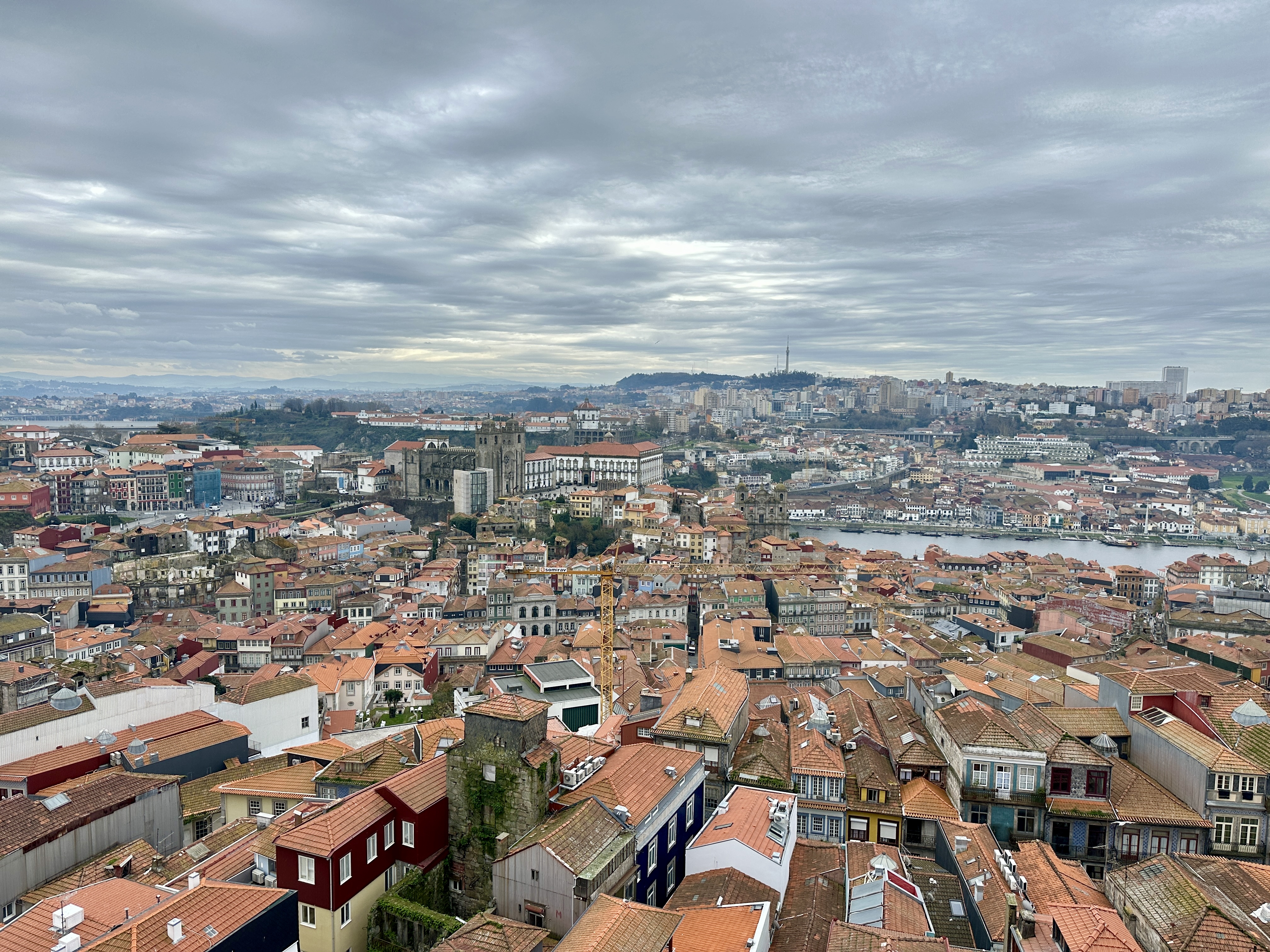 전망대에서 바라본 포르투 시내