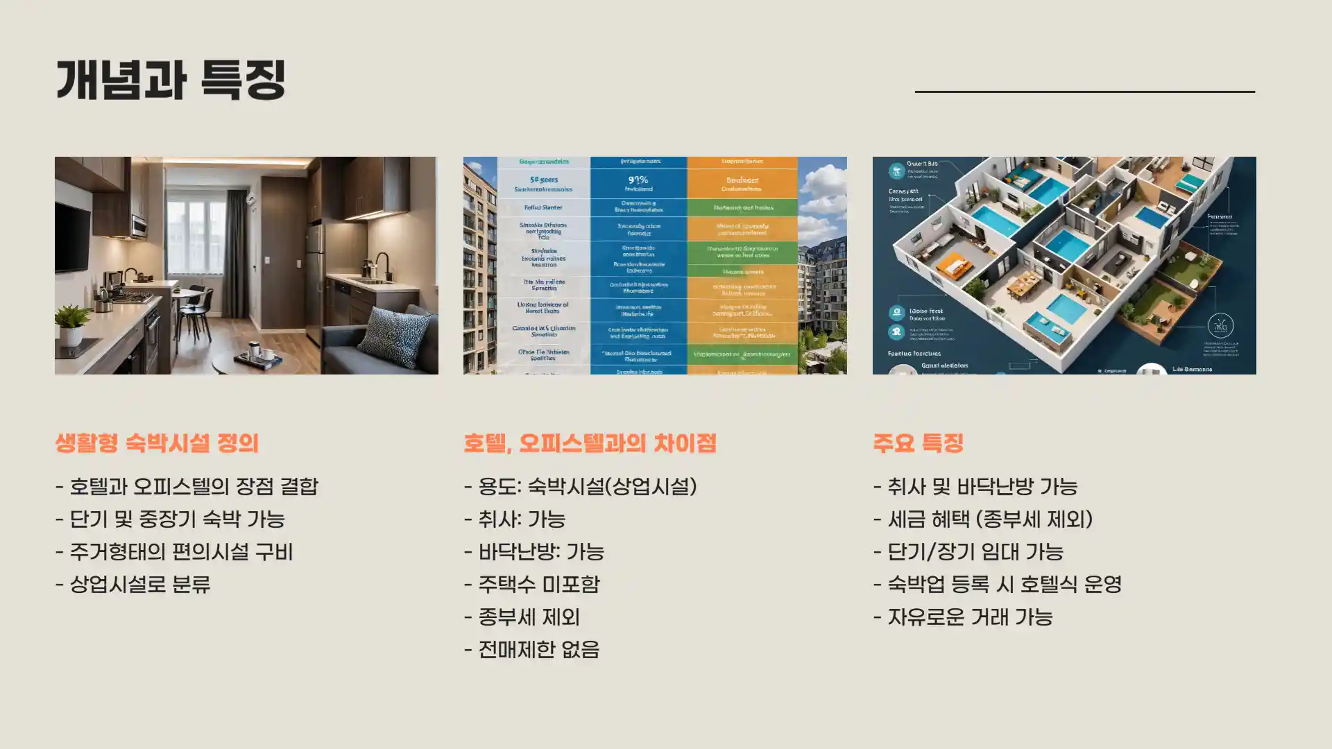 생활형 숙박시설이란